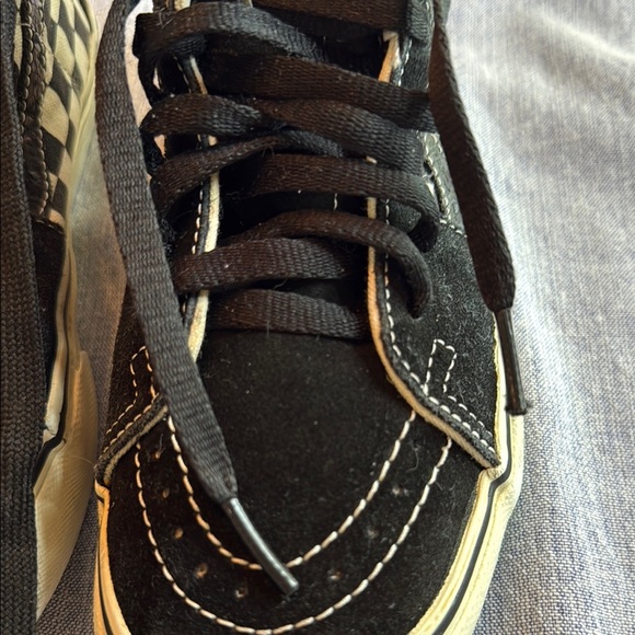 Vans Black and White High-Top Sneakers - Picture 8 of 12